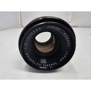 Tokyo Kogaku UV Topcor 53mm 1:2 F2 Manual Focus Full Frame Standard Lens‎ Topcon